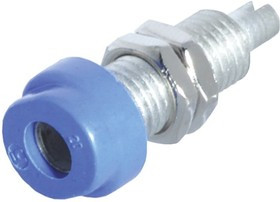 930175102, Blue Female Banana Socket, 4 mm Connector, Solder Termination, 16A, 30 V ac, 60V dc, Tin