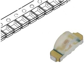 HSMY-C110, Светодиод, Желтый, SMD (Поверхностный Монтаж), 20 мА, 2.1 В, 586 нм