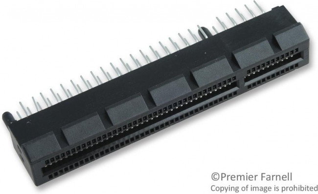 10018783-10013TLF, PCI Express / PCI Connectors PCI Express GEN 3 Card Edge conn Vertical Through Hole 164 Positions 100mm Pitch