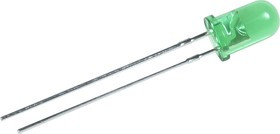 L-53GT, Светодиод зеленый 30° d=5мм 50мКд 568нМ L-53GT, Светодиод зеленый 30° d=5мм 50мКд 568нМ