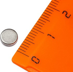 Неодимовый магнит диск 6х2 мм