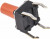B3F-1075, Микропереключатель TACT, SPST-NO, Пол: 2, 0,05A/24ВDC, THT, нет