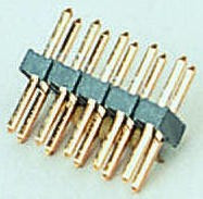 M22-2020605, Headers &amp; Wire Housings 6+6 DIL PIN HDR GOLD VERTICAL