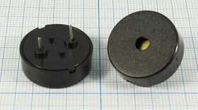 Излучатель звука пьезокерамический без генератора (1~30)В, Резонансная 4кГц зп 22x 9\1~30\\ 4,0\2P10