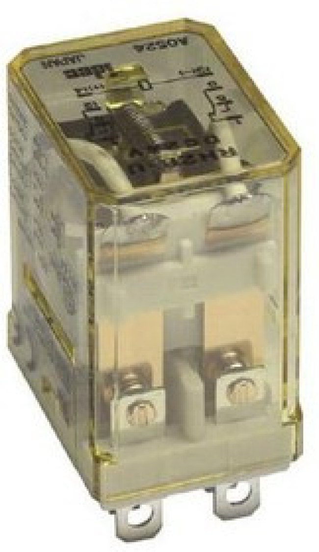 RH2B-UTAC24V, RELAY, DPDT, 110VAC, 30VDC, 10A