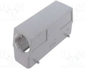 19301320528, Heavy Duty Power Connectors L32 Hood Side Entry, Double Lever, High Construction, M40