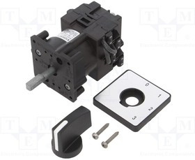 K1C003QLH, Переключатель: кулачковый; Фикс.пол: 4; 12А; 0-1-2-3; Полюсы: 1