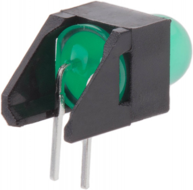 HLMP-3507-D00B2, светодиод зеленый угловой 5мм 4,2мКд 569нм HLMP-3507-D00B2, светодиод зеленый угловой 5мм 4,2мКд 569нм