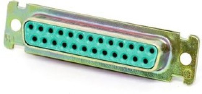 DBMAM25S-FO, D-Sub Standard Connectors DSUB 25F CRIMP LC ZINC