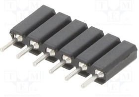 BL5.06Z, Гнездо, штыревой, "мама", PIN: 6, прямой, 2,54мм, THT, 1x6, луженые
