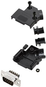 L17D45PK-P-25+ L717DB25PST, Разъем D Sub, With Backshell, DB25, Standard, Штекер, D45PK-P, 25 контакт(-ов), DB, Винт
