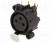 NTR-NC3FAH2, Гнездо, XLR, "мама", PIN: 3, угловой 90°, с кнопкой, THT, черный, 6А NTR-NC3FAH2, Гнездо, XLR, "мама", PIN: 3, угловой 90°, с кнопкой, THT, черный, 6А