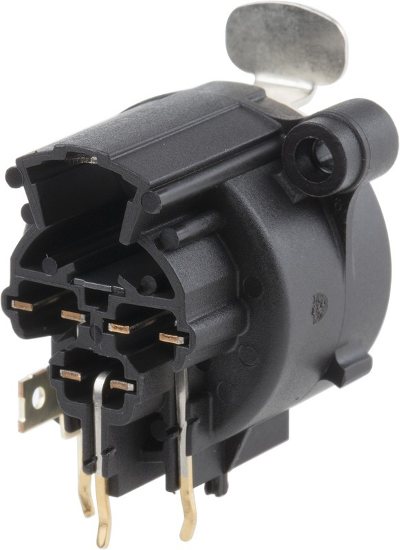 NTR-NC3FAH2, Гнездо, XLR, "мама", PIN: 3, угловой 90°, с кнопкой, THT, черный, 6А NTR-NC3FAH2, Гнездо, XLR, "мама", PIN: 3, угловой 90°, с кнопкой, THT, черный, 6А