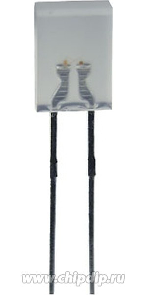 L-117GYWT, 2.5 V Green &amp; Yellow LED Rectangular Through Hole, L-117GYWT