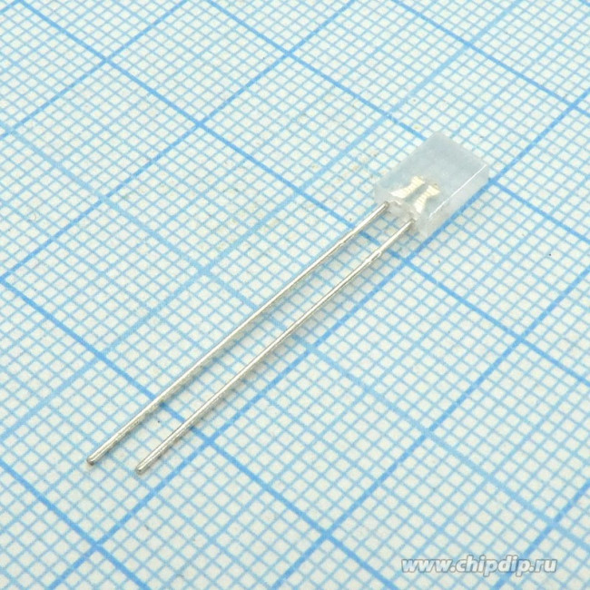 L-117GYWT, 2.5 V Green &amp; Yellow LED Rectangular Through Hole, L-117GYWT