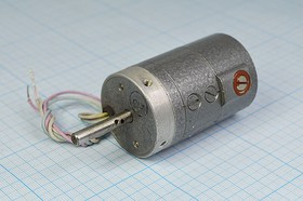 Двигатель постоянного тока 27В, 9000 об/мин; № двиг28 двиг 27В\2А\\9000\\ДК-1А