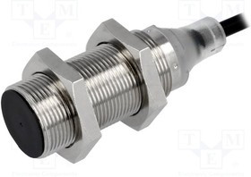 E2BM18KS05WPC12M, Датчик индуктивный, 10-30ВDC, М18, Подключение провод 2м, IP67