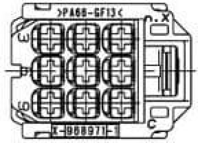 6-968971-1, Automotive Connectors MCP2.8 GEH ASSY 9P