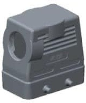 T1230160140-100, Разъем для тяжелых условий, Hood, Side Entry, Корпус из Сплава Алюминия, 2 Рычага, H16B T1230160140-100, Разъем для тяжелых условий, Hood, Side Entry, Корпус из Сплава Алюминия, 2 Рычага, H16B