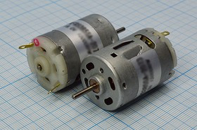 Двигатель 20В, 0,21А, левый, скорость(об/мин) 18300, размер 28x44m57, RS-385SA-2073
