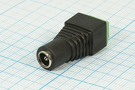 Гнездо питания DC 5,5х2,1 - гнездо клеммник 2-х контактный EDGR5.08; №10502 гн пит DC 5,5d2,1x10 - гн клеммн 2EDGR5,08\\\