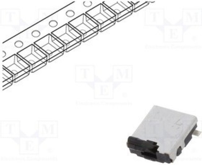 ESE13V01D, Переключатель: индикаторный, Пол: 2, SPST, 0,01A/5ВDC, 500мОм, 0,3Н ESE13V01D, Переключатель: индикаторный, Пол: 2, SPST, 0,01A/5ВDC, 500мОм, 0,3Н