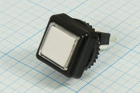 Переключатель кнопочный \220\ 3,0\(ON)-(ON)\d24\ ILбел12В\5C\IGT-2(26*26; №338 W ПКн\250\ 3\(SPDT)\d24\чер\ ILбел12В\\5C\IGT-2\26x26