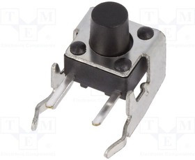 PTS645VL582LFS, Микропереключатель TACT, SPST-NO, Пол: 2, 0,05A/12ВDC, THT, нет