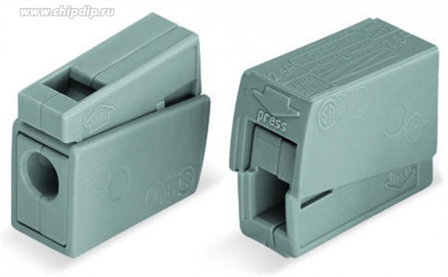 224-101, Conn Power 2 POS ST Cable Mount 2 Terminal 1 Port Box