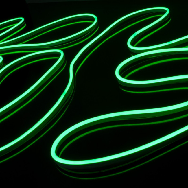 LS001 220V / Лента светодиодная Гибкий неон 9.6W 120Led 2835 IP67 односторонний зеленый, 50 м LS001 220V / Лента светодиодная Гибкий неон 9.6W 120Led 2835 IP67 односторонний зеленый, 50 м