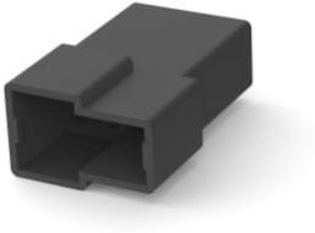 180908-5, Terminals 2 CIR TAB HSG BLK