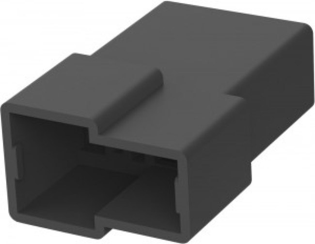 180908-5, Terminals 2 CIR TAB HSG BLK