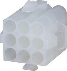 1-480672-0, Вилка, провод-провод, "мама", .140 MATE-N-LOK, 6,1мм, PIN: 9