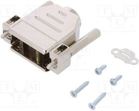DTPP-15-M-J38-K, Корпус для разъемов D-Sub, D-Sub HD 26pin, экранированный