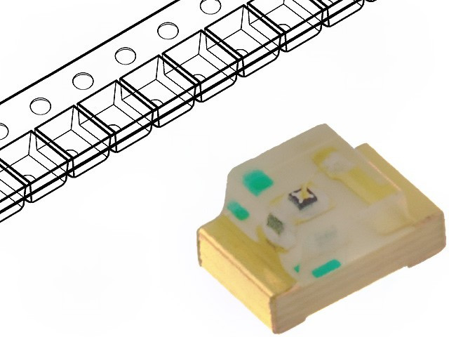 KP-2012SYC, Светодиод желтый 2х1.2х1.1мм 60мКд KP-2012SYC, Светодиод желтый 2х1.2х1.1мм 60мКд
