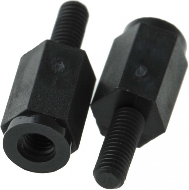 HTSN-M3-10-6-2, Standoffs &amp; Spacers Standoff,Thrd ML/Fem,Blk,10MM Spc, Standoff,Thrd ML/Fem,Black