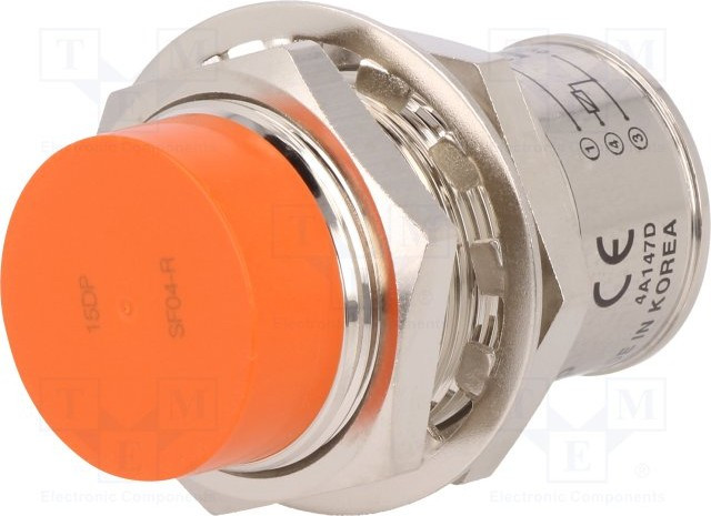 PRCM30-15DP Индуктивный трёхпроводный датчик в стандартном корпусе М30х1,5 с индикатором и разъемом М12, расст.сраб.15мм, PNP NO, 12-24 VDC PRCM30-15DP Индуктивный трёхпроводный датчик в стандартном корпусе М30х1,5 с индикатором и разъемом М12, расст.сраб.15мм, PNP NO, 12-24 VDC