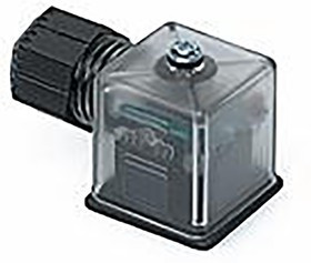 121207-0082, 121207 2P+E DIN 43650 A DIN 43650 Solenoid Connector, with Indicator Light, 12 V Voltage 121207-0082, 121207 2P+E DIN 43650 A DIN 43650 Solenoid Connector, with Indicator Light, 12 V Voltage