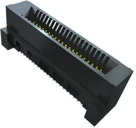HSEC8-120-01- L-DV-A-PE-K-TR, Standard Card Edge Connectors 0.80 mm Edge Rate High-Speed Edge Card Connector, Pass-Through HSEC8-120-01- L-DV-A-PE-K-TR, Standard Card Edge Connectors 0.80 mm Edge Rate High-Speed Edge Card Connector, Pass-Through