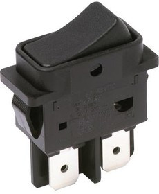 DF62J12S215PQA, Rocker Switches DPST OFF-ON MARKED