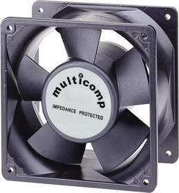 MC25028, AC Axial Fan, 220V to 240V, Square, 176 мм, 89 мм, Прецизионный Шариковый, 335 фут³/мин