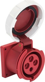 Стационарная внутренняя розетка PROxima 3242, 3Р+РЕ, 32А, 380В, IP67 ps-3242-32-380