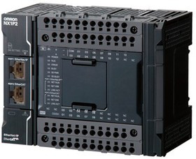 NX1P2-9024DT1, Промышленный контроллер PLC (ПЛК) NX1P, 1,5 Мб пам прогр, 2 Мб пам дан, 14 вх/10 вых, NX1P2-9024DT1, шт