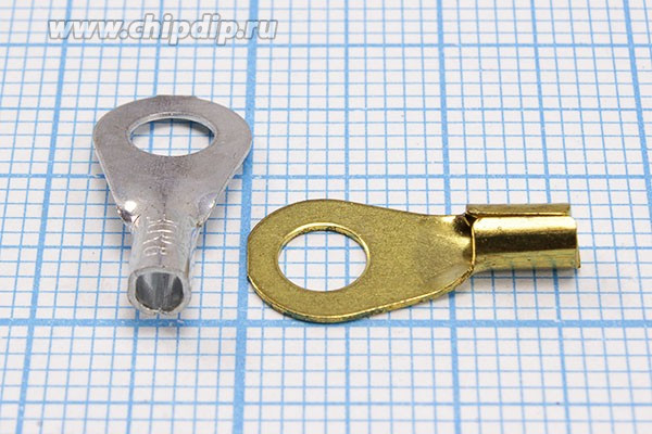 Клемма"O" d 4.1мм, латунь; №2688 клемма"O" d 4,2\0,4\S1,0~2,5\ лат\\\BK2,5-04DP