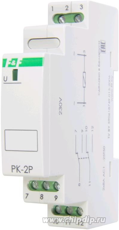 Реле промежуточное (электромагнитное) PK-4P/Un12V ЕВРОАВТОМАТИКА