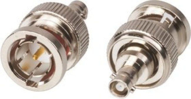 APH-BNCP-HDBNCJ, Straight 75 RF Adapter BNC Plug to HD BNC Socket 4GHz