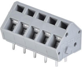 236-405, Клеммная колодка 250В 5-полюсная Серая