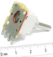 Резистор переменный поворотный 47к\В\\ВС-1-20\ СП3-33-35\0,125Вт; №7278 РПвр 47к\В\\ВС-1-20\ СП3-33-