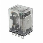 SZR-LY2-N1-DC24V, Реле 24В 10А DPDT LED