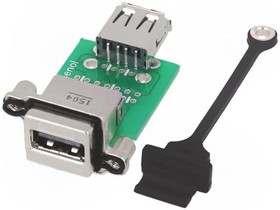 MUSBR-A311-M5, Гнездо, адаптер, гнездо USB A-спереди, гнездо USB A-сзади, MUSB